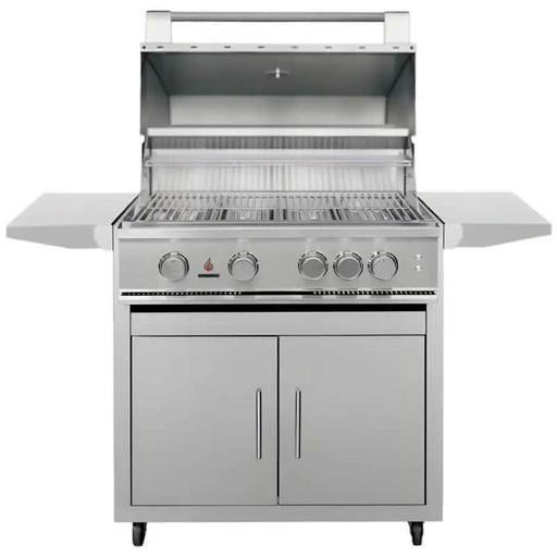 TrueFlame E Series 32" Freestanding 4-Burner Gas Grill - TFE32+CART-TF-32DC TrueFlame Dreamwood Living