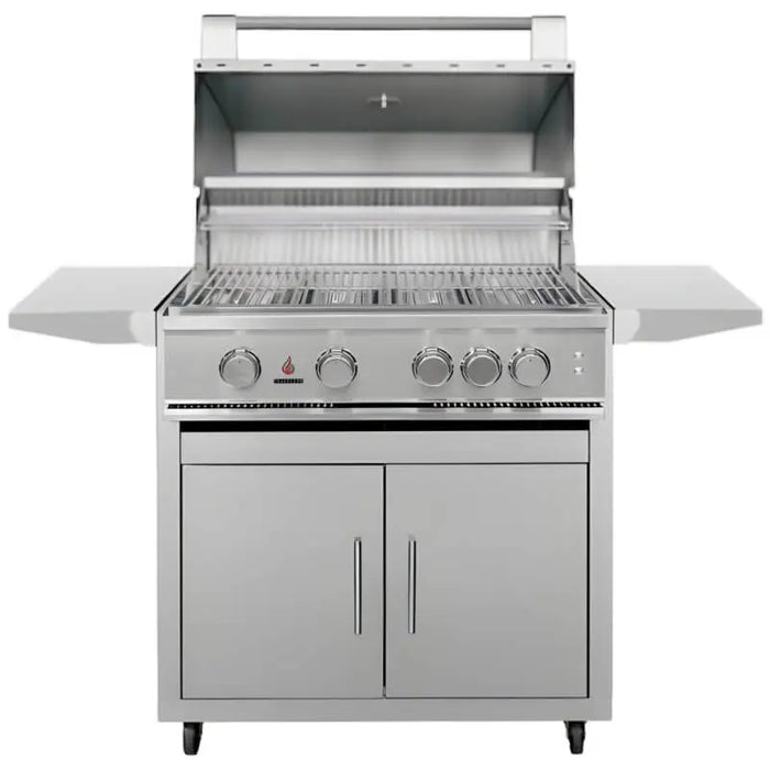 TrueFlame E Series 32" Freestanding 4-Burner Gas Grill - TFE32+CART-TF-32DC TrueFlame Dreamwood Living