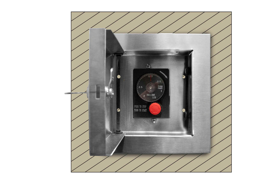 TrueFlame Locking Cabinet to house ESTOP1-0H Timer - TF-ESTOP-LC-KIT