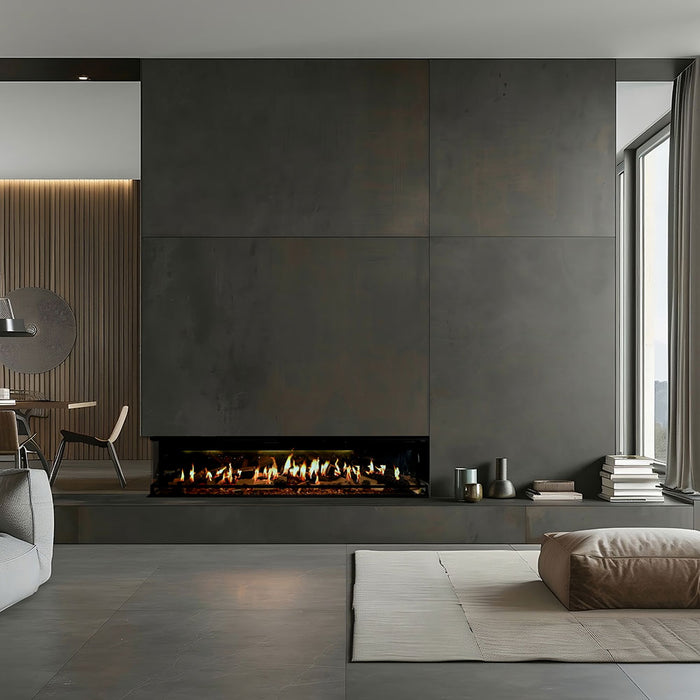 Ortal Holographic 74" Linear Electric Fireplace