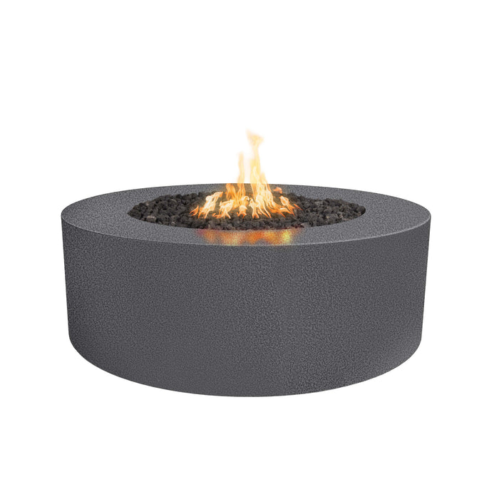 The Outdoor Plus OPT-UNYPC6018 Unity 60" x 18" Tall Powder Coat Round Gas Fire Pit
