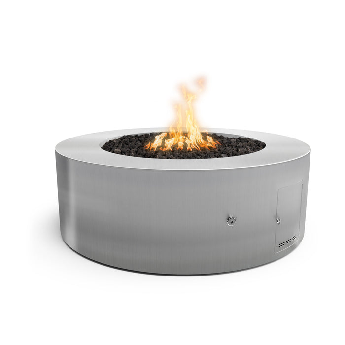 The Outdoor Plus OPT-UNY(CS/HCP/SS)6018 Unity 60" x 18" Tall Metal Collection Round Gas Fire Pit