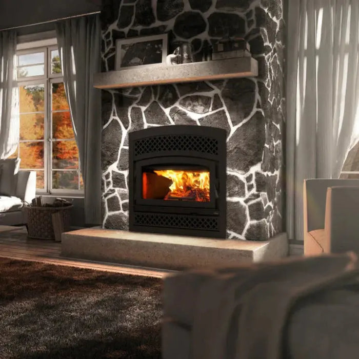 Valcourt Lafayette II Arched Wood Fireplace - Dreamwood Living