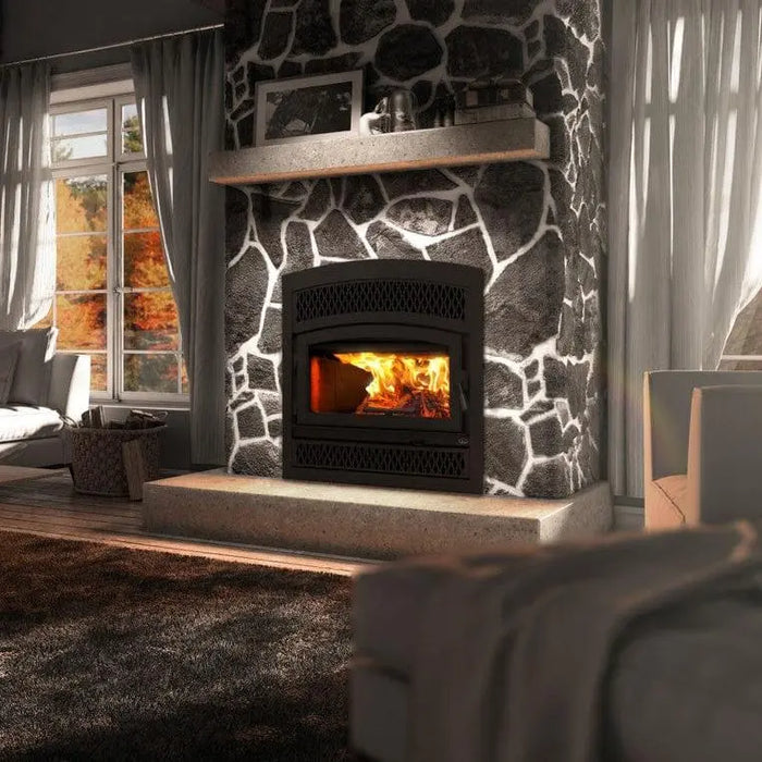Valcourt Lafayette II Arched Wood Fireplace - Dreamwood Living