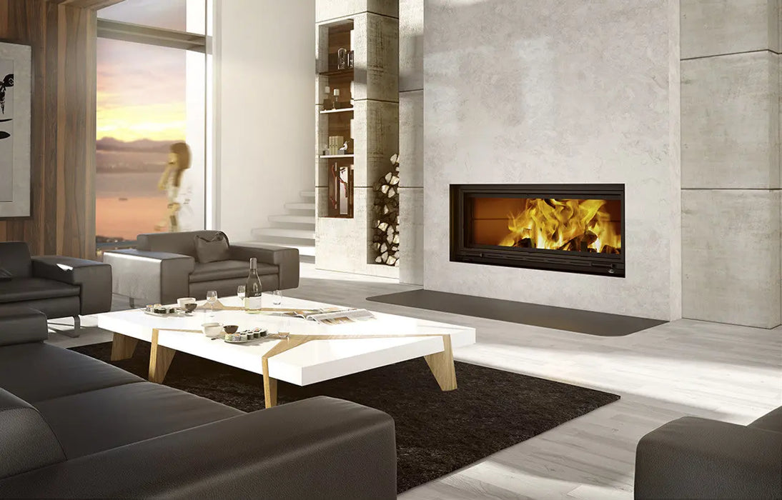 Valcourt St. Laurent Linear Wood Burning Fireplace Valcourt