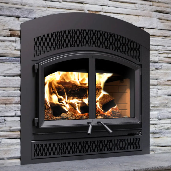 Valcourt Waterloo Arched Faceplate Wood Burning Fireplace - Dreamwood Living