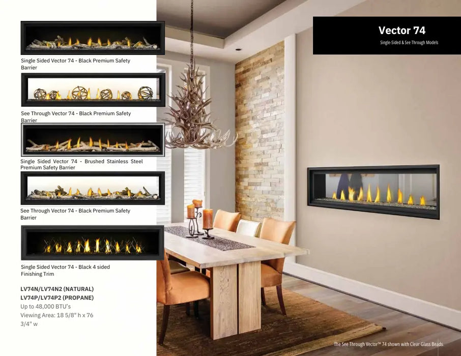 Napoleon Vector 74 Direct Vent Gas Fireplace Napoleon Hearth