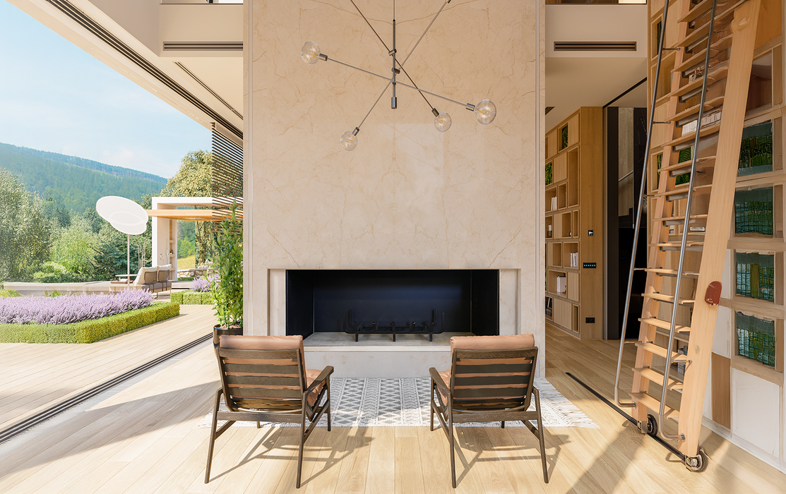 Empire Aspen 60" Linear Wood Firebox