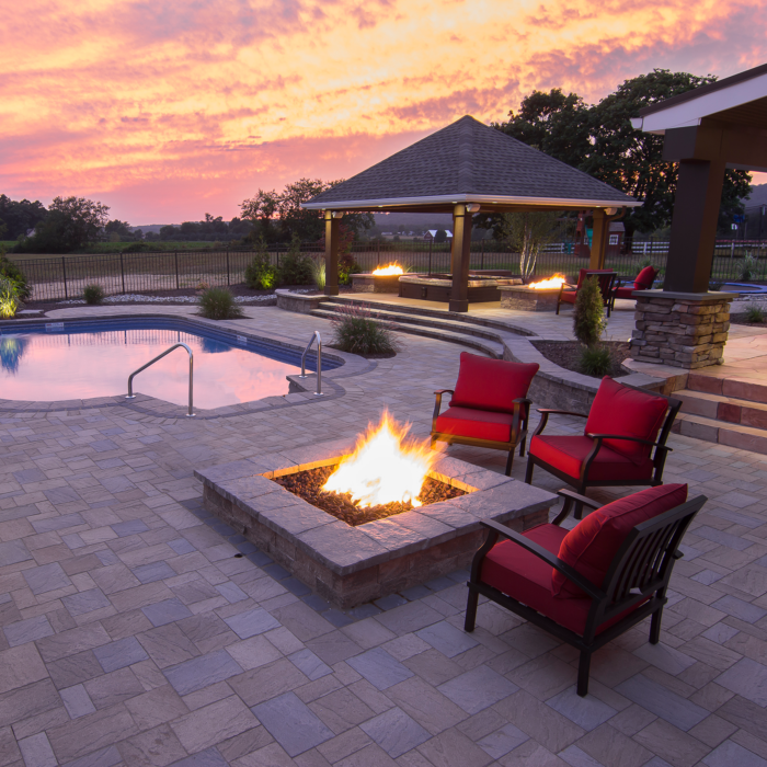 HPC 18" Square Bowl Pan Match Lit Fire Pit Insert