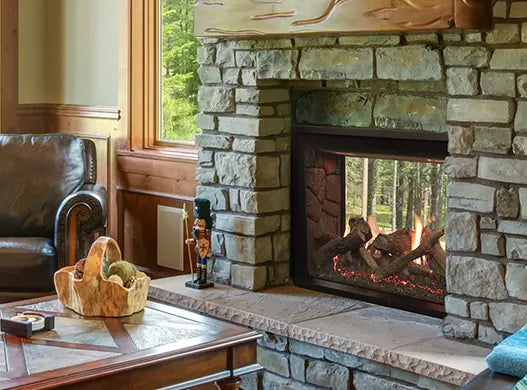 White Mountain Hearth 40" Rushmore See-Through Direct Vent Gas Fireplace White Mountain Hearth