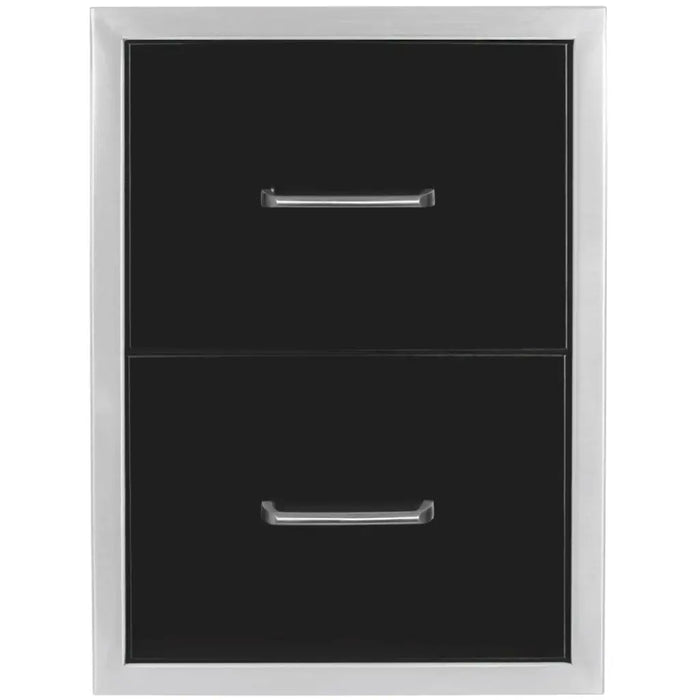 Wildfire 16" x 22" Outdoor Double Drawer Wildfire Outdoor Living