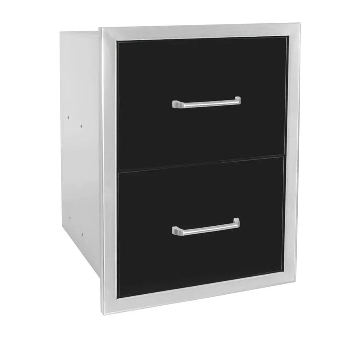 Wildfire 16" x 22" Outdoor Double Drawer Wildfire Outdoor Living