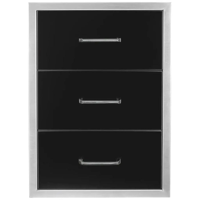 Wildfire 19" x 26" Outdoor Triple Drawer Wildfire Outdoor Living