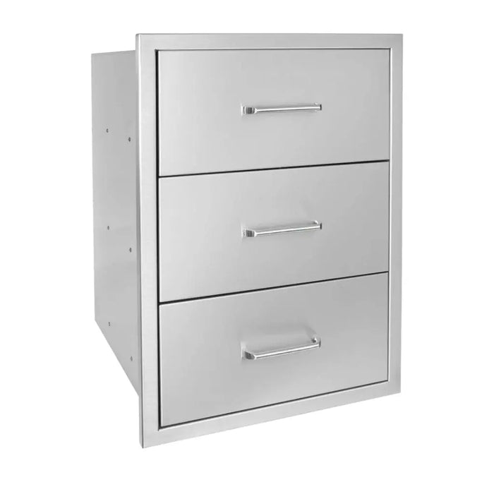 Wildfire 19" x 26" Outdoor Triple Drawer Wildfire Outdoor Living