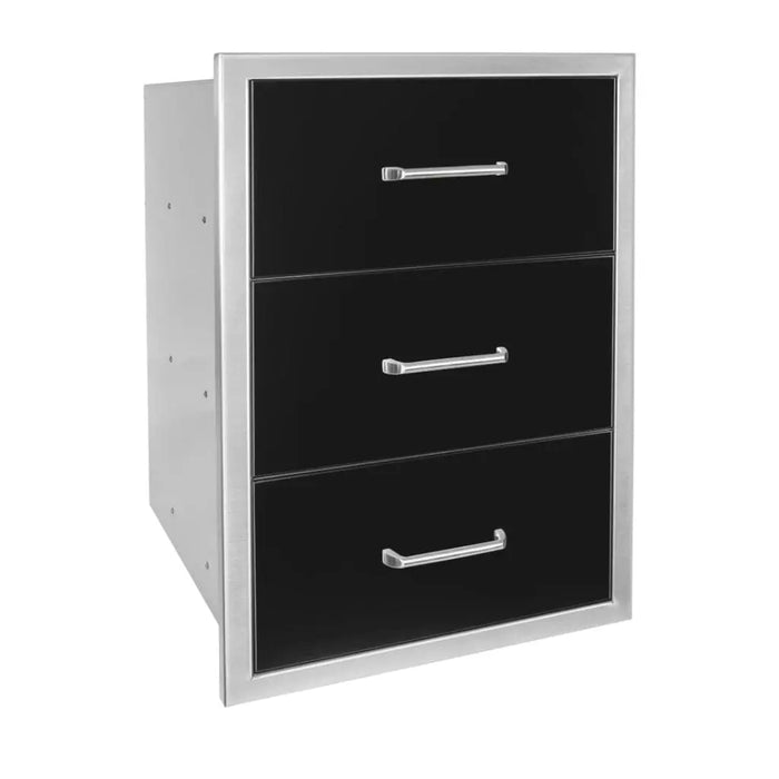 Wildfire 19" x 26" Outdoor Triple Drawer Wildfire Outdoor Living