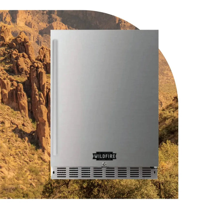 Wildfire 24" Built-In Outdoor Fridge Wildfire Outdoor Living