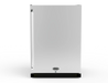 Wildfire 24" outdoor refrigerator WFR24 in stainless steel with the standard handle, front view