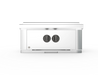 Wildfire Ranch Pro power burner in stainless steel with chrome black Designer Finish knobs, front view