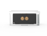 Wildfire Ranch Pro power burner in black stainless steel with brushed bronze Designer Finish knobs, front view