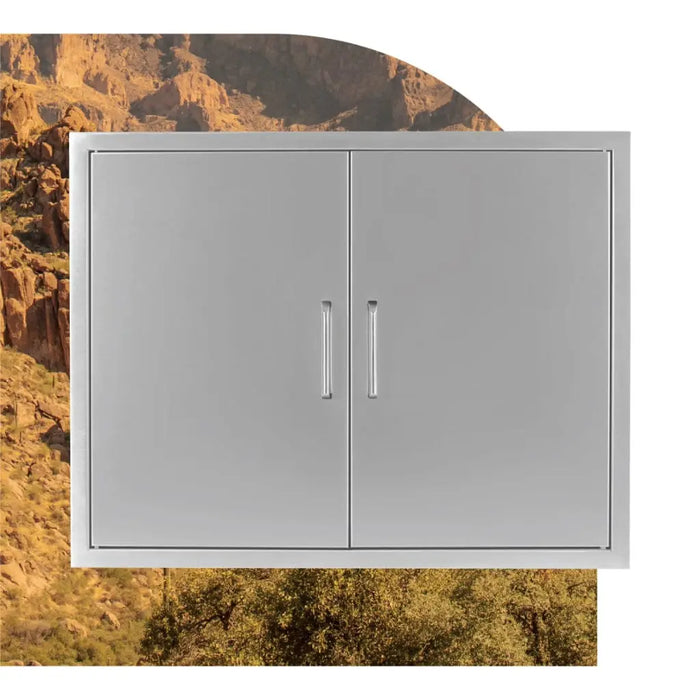 Wildfire 30" x 24" Outdoor Double Door Wildfire Outdoor Living