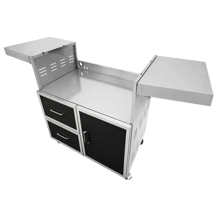Wildfire Black Stainless Steel Cart for 30" Grill Wildfire Outdoor Living