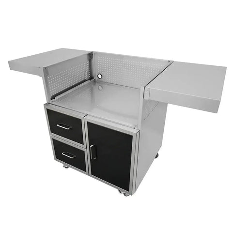 Wildfire Black Stainless Steel Griddle Cart for 30" Griddle Wildfire Outdoor Living