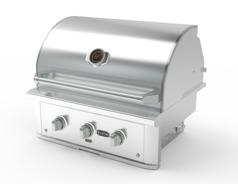 Wildfire Ranch Pro 30" Built-In Gas Grill, 304 Stainless Steel