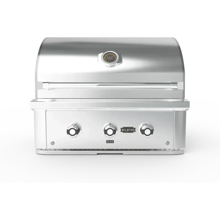 Wildfire Ranch Pro 30" Built-In Gas Grill, 304 Stainless Steel Wildfire Outdoor Living Dreamwood Living