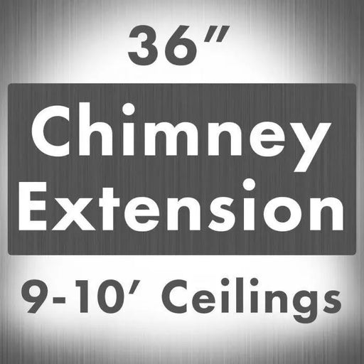 ZLINE 1 Piece Chimney Extension for 10ft Ceiling, 1PCEXT-455/476/477/667/697 ZLINE