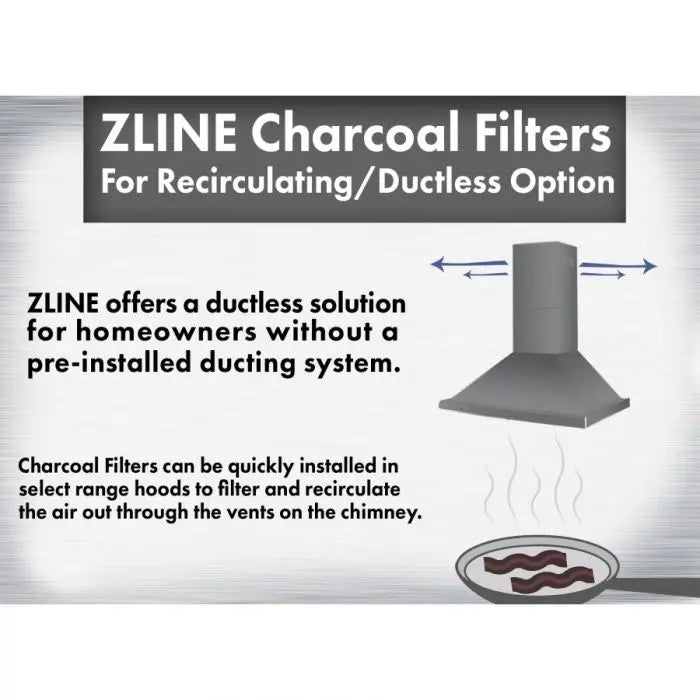 ZLINE 1 Set Charcoal Filters (CF1-587/597/9597) for Range Hoods w/ Recirculating Option ZLINE