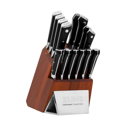 ZLINE 15-Piece Professional German Steel Kitchen Knife Block Set, KSETT-GS-15 ZLINE