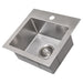 ZLINE 15" Donner Topmount Single Bowl Bar Kitchen Sink in DuraSnow® Stainless Steel, STS-15S ZLINE Dreamwood Living