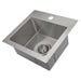 ZLINE 15" Donner Topmount Single Bowl Bar Kitchen Sink in Stainless Steel, STS-15 ZLINE Dreamwood Living