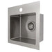 ZLINE 15" Donner Topmount Single Bowl Bar Kitchen Sink in Stainless Steel, STS-15 ZLINE Dreamwood Living
