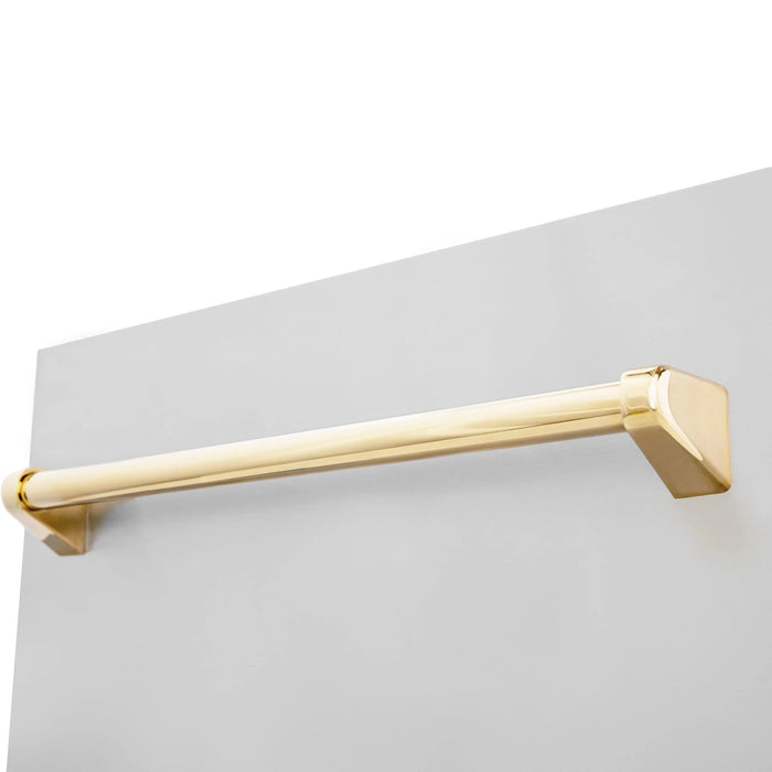 ZLINE 18" Autograph Edition Top Control Dishwasher in Stainless Steel with Gold Handle, DWVZ-304-18-G ZLINE Dreamwood Living