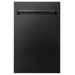 ZLINE 18" Euro Style Top Control Dishwasher in Black Stainless Steel, DW-BS-18 ZLINE