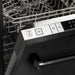 ZLINE 18" Euro Style Top Control Dishwasher in Black Stainless Steel, DW-BS-18 ZLINE