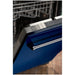 ZLINE 18" Euro Style Top Control Dishwasher in Blue Gloss Stainless Steel with Traditional Handle, DW-BG-18 ZLINE Dreamwood Living