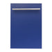 ZLINE 18" Euro Style Top Control Dishwasher in Blue Matte with Modern Handle, DW-BM-H-18 ZLINE Dreamwood Living