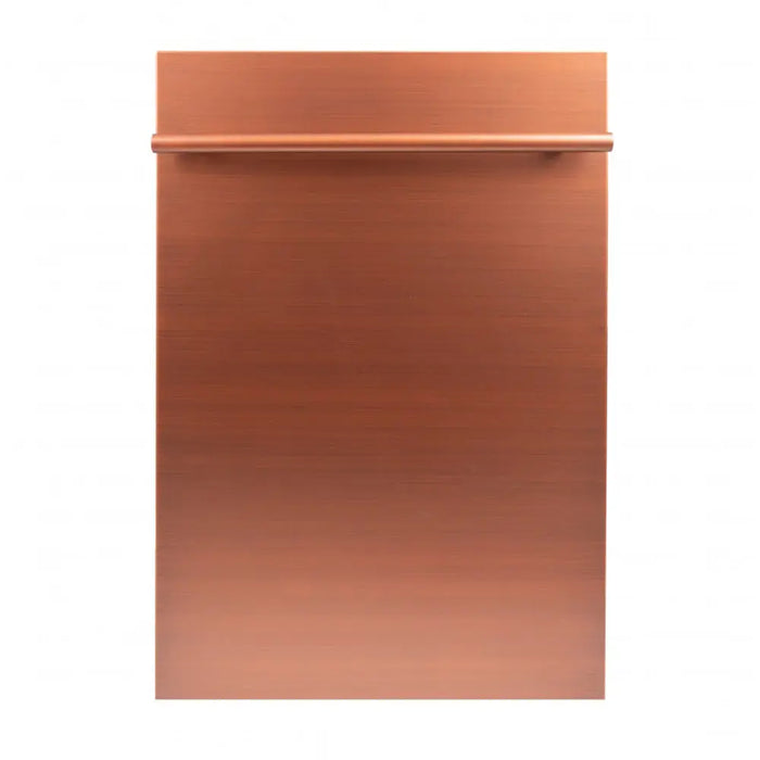 ZLINE 18" Euro Style Top Control Dishwasher in Copper with Modern Handles, DW-C-18 ZLINE Dreamwood Living