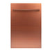 ZLINE 18" Euro Style Top Control Dishwasher in Copper with Traditional Style Handle, DW-C-H-18 ZLINE Dreamwood Living