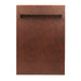 ZLINE 18" Euro Style Top Control Dishwasher in Hand-Hammered Copper with Traditional Style Handle, DW-HH-H-18 ZLINE Dreamwood Living