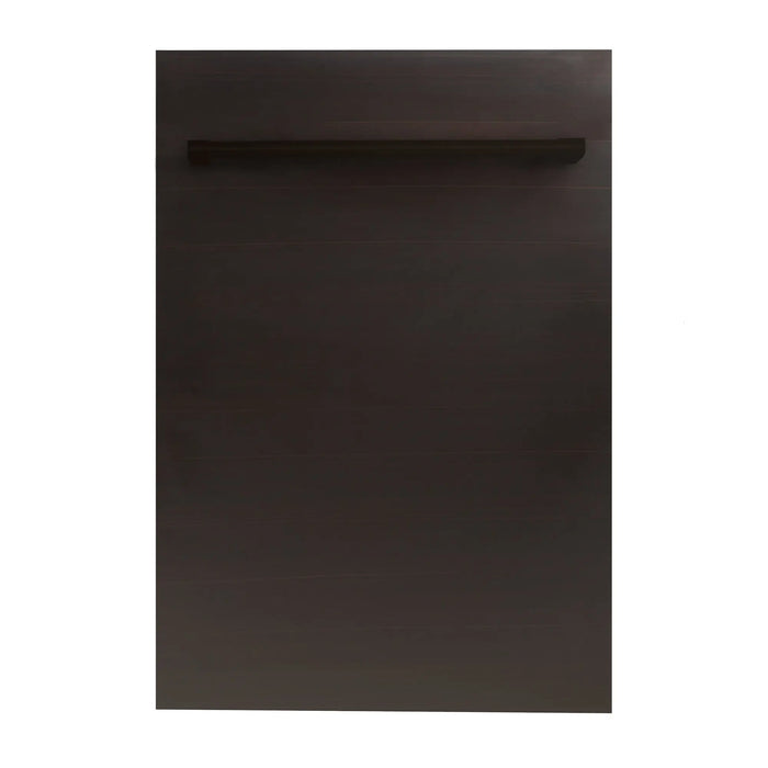 ZLINE 18" Euro Style Top Control Dishwasher in Oil-Rubbed Bronze with Traditional Style Handle, DW-ORB-H-18 ZLINE Dreamwood Living
