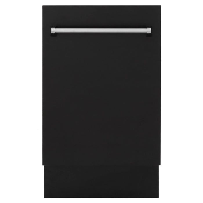 ZLINE 18" Tallac Top Control Dishwasher in Matte Black with 3rd Rack, DWV-BLM-18 ZLINE Dreamwood Living