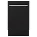 ZLINE 18" Tallac Top Control Dishwasher in Matte Black with 3rd Rack, DWV-BLM-18 ZLINE Dreamwood Living