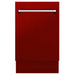 ZLINE 18" Tallac Top Control Dishwasher in Red Gloss with 3rd Rack, DWV-RG-18 ZLINE Dreamwood Living