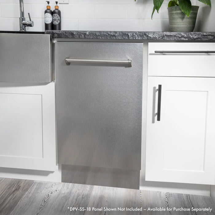 ZLINE 18" Tallac Top Control Dishwasher in Stainless Steel with 3rd Rack, DWV-304-18 ZLINE Dreamwood Living