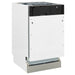 ZLINE 18" Tallac Top Control Dishwasher in Stainless Steel with 3rd Rack, DWV-304-18 ZLINE Dreamwood Living