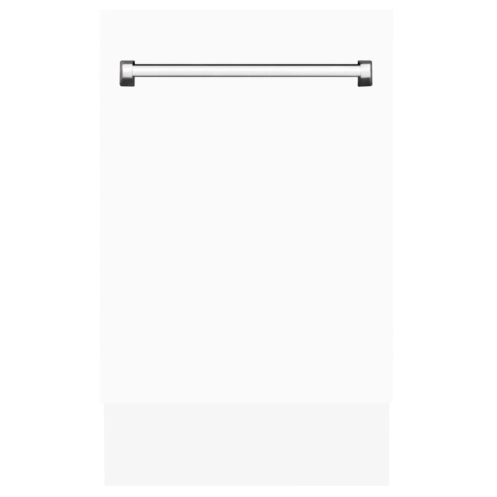 ZLINE 18" Tallac Top Control Dishwasher in White Matte with 3rd Rack, DWV-WM-18 ZLINE Dreamwood Living