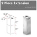 ZLINE 2 Piece Chimney Extension for 10ft-12ft Ceiling (2PCEXT-GL14i) ZLINE Dreamwood Living